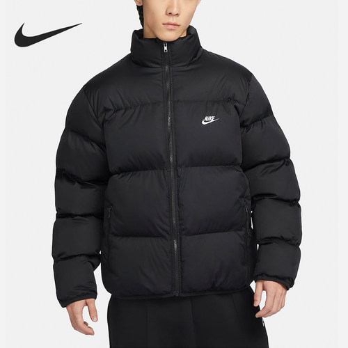 耐克正品男子立领棉服
