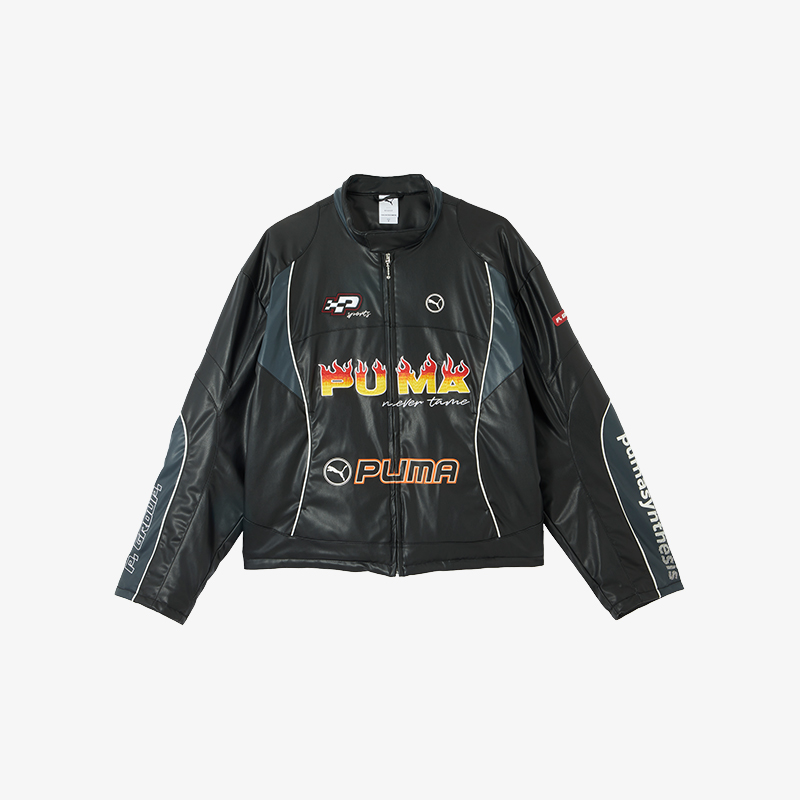 彪马男女赛车运动训练短款外套