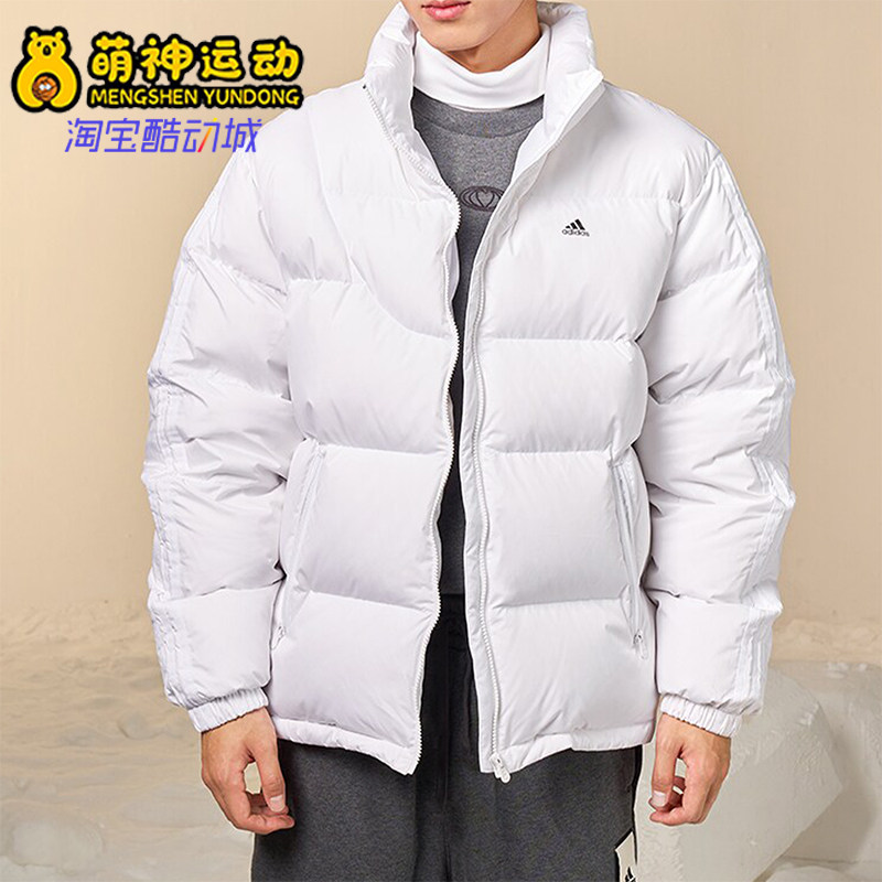Adidas/阿迪达斯正品DOWN JACKET情侣款运动休闲羽绒服IK2419