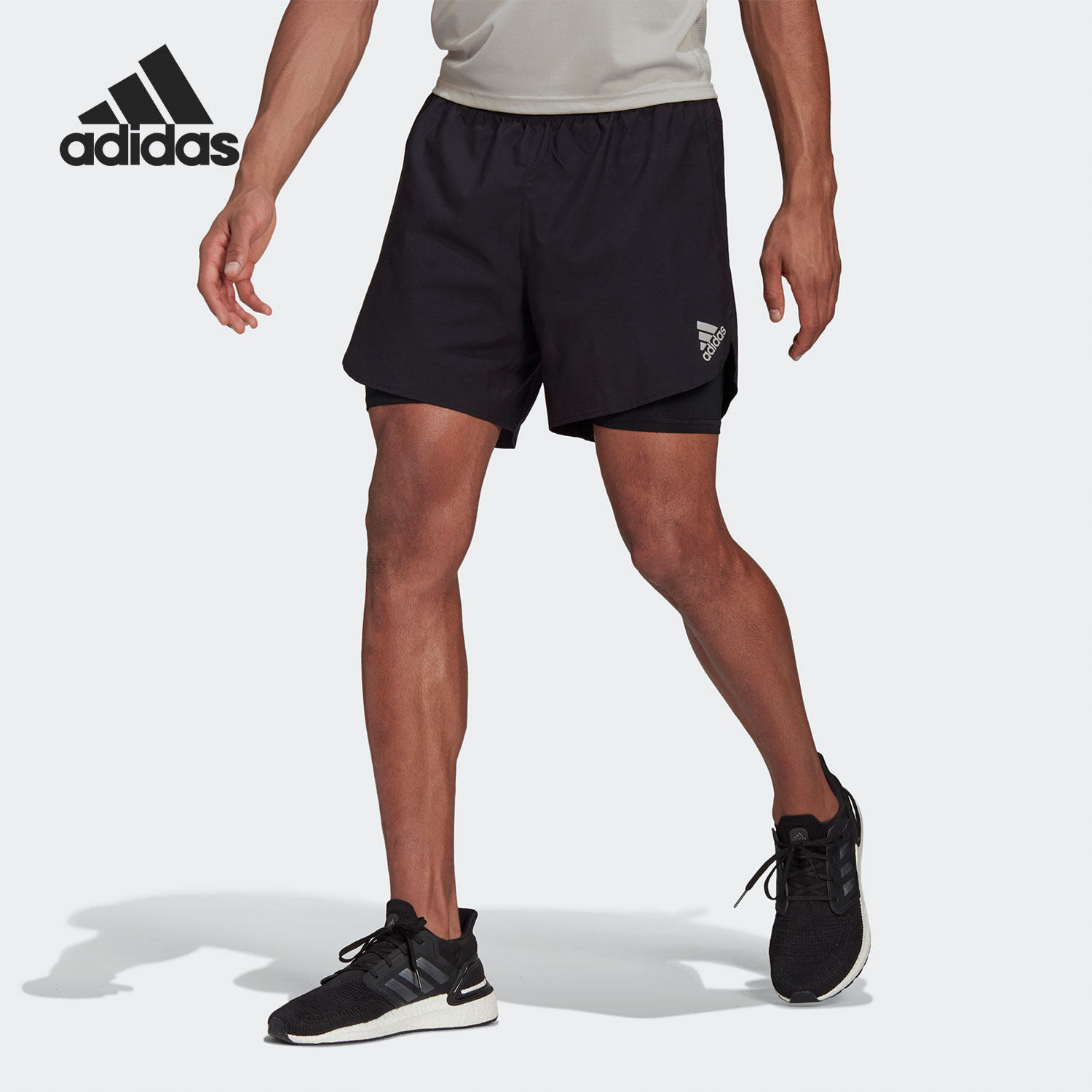 Adidas/阿迪达斯正品当季男子新款透气休闲运动短裤 GN5706