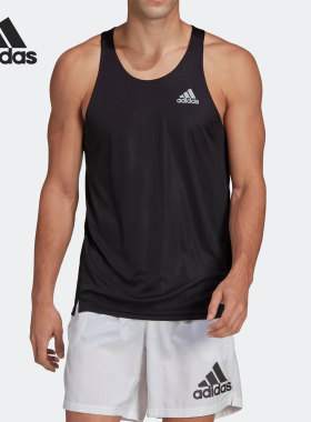 Adidas/阿迪达斯正品当季新款跑步男子运动背心HB7457