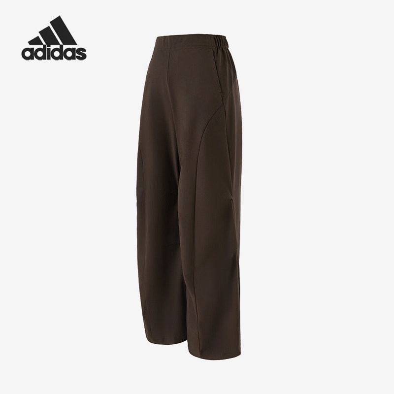Adidas/阿迪达斯正品秋冬女士休闲宽松复古薄绒运动长裤KG8935