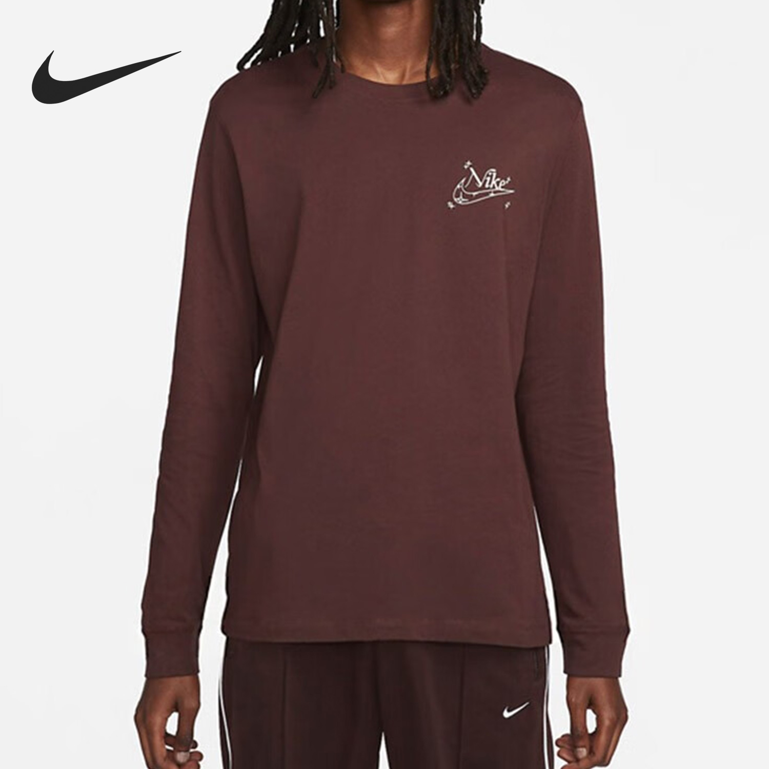 Nike/耐克正品夏季新款圆领透气男子运动长袖T恤DZ2828-227