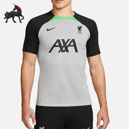 Nike/耐克正品Dri-Fit男士运动圆领训练足球短袖T恤DX3020-013