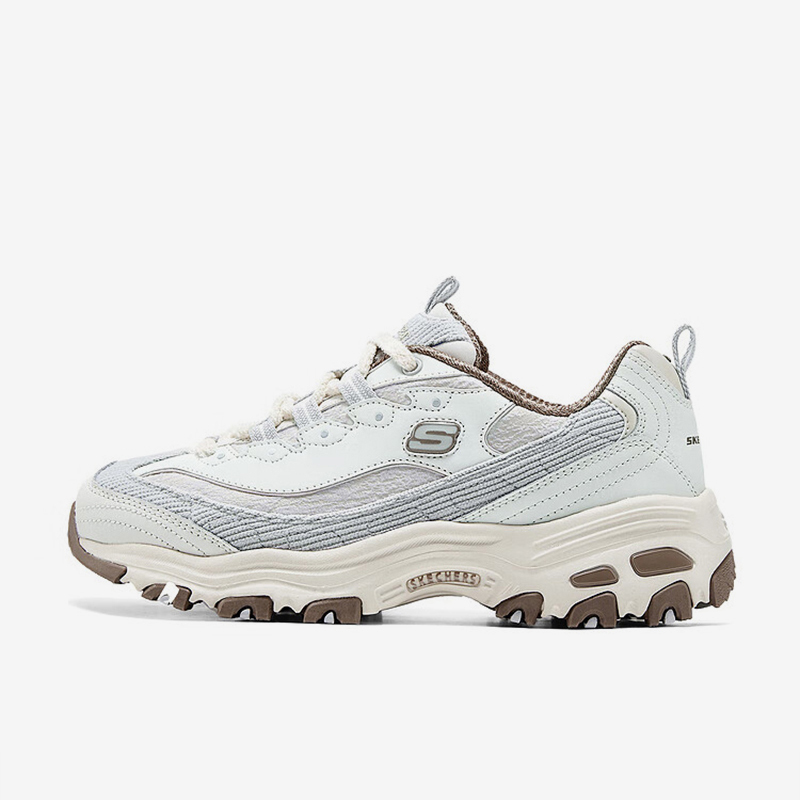 Skechers/斯凯奇正品2024年新款女士户外吸震时尚厚底老爹鞋