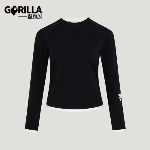 Adidas/阿迪达斯正品FOS W TEE LS2 女运动休闲经典长袖T恤KU5428