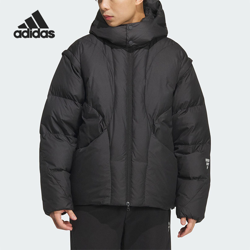 Adidas/阿迪达斯正品Future Style男士户外连帽日常羽绒服KC2587