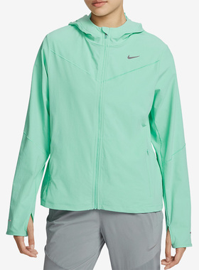 Nike/耐克正品新款女子休闲运动梭织透气跑步夹克FB7481-349