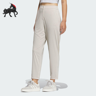 PANTS女士经典 Adidas 阿迪达斯正品 KNIT JN0710 运动直筒休闲裤