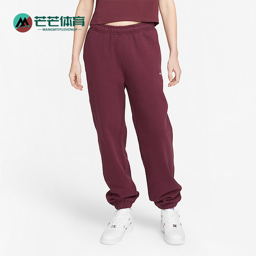 Nike/耐克正品Solo Swoosh女士运动复古潮流经典长裤CW5565-681