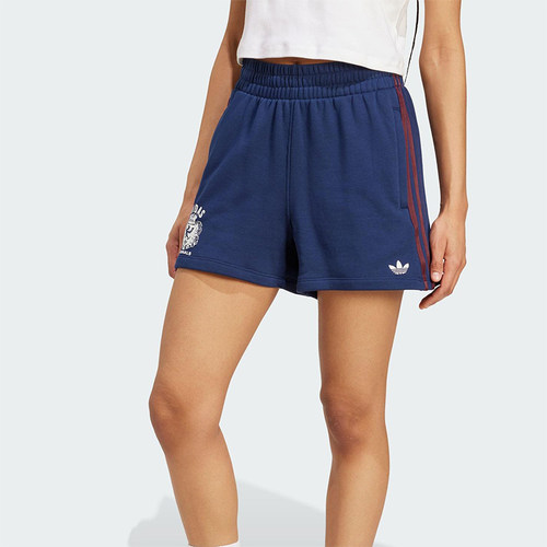 Adidas/阿迪达斯正品三叶草女士复古宽松经典运动训练短裤JW6065
