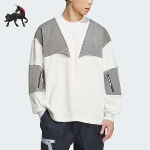 FUSTL 阿迪达斯正品 JM8634 T男女拼接时尚 长袖 Adidas