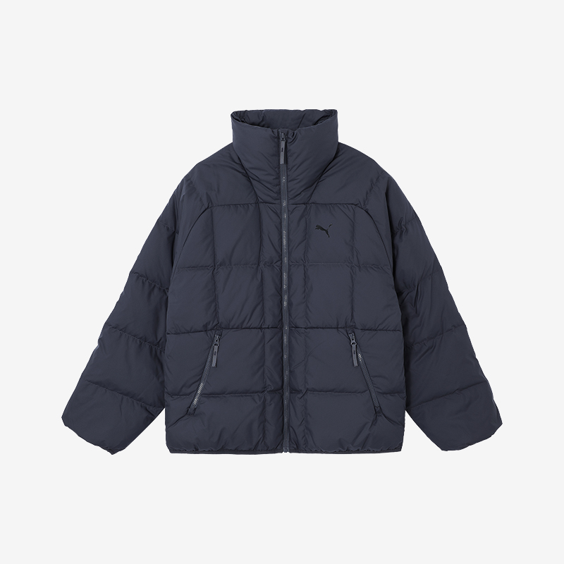 彪马男士户外保暖立领休闲羽绒服