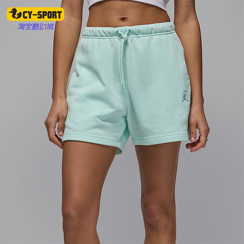 Nike/耐克正品JORDAN女士休闲运动日常经典针织短裤HJ1366-357