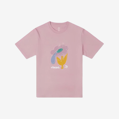Converse/匡威正品新款女士吸湿排汗时尚套头短袖T恤10027655-A02