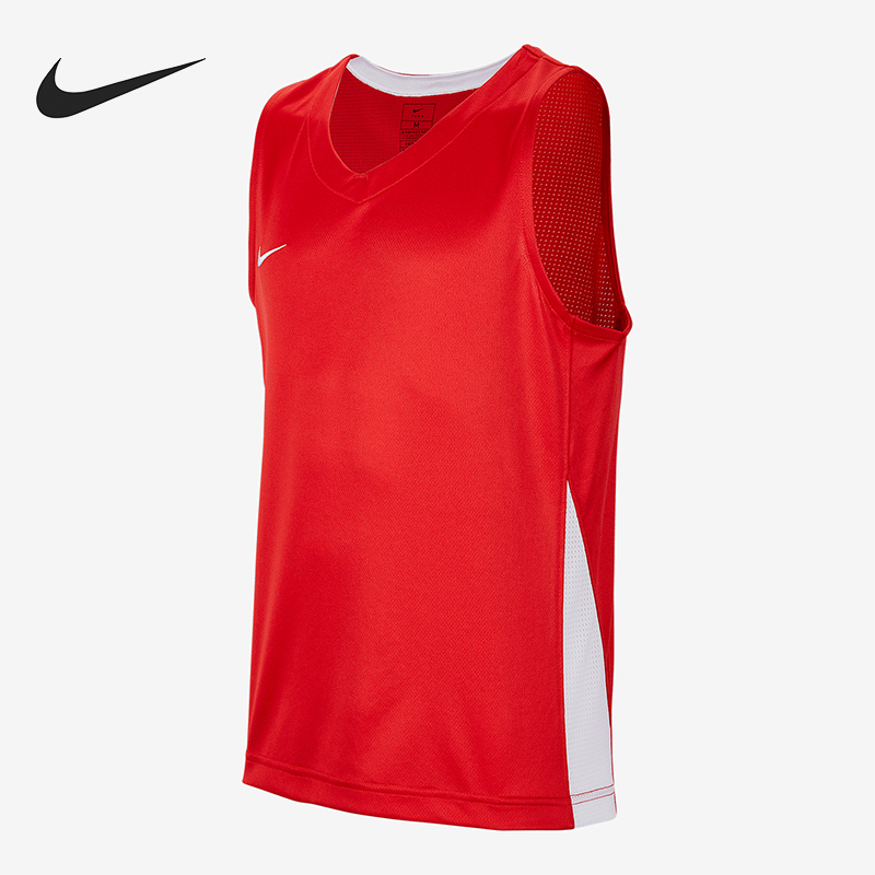 Nike/耐克正品Dri-FIT大童拼接训练运动经典篮球背心IB8674-657