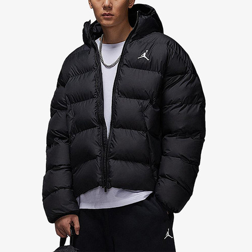 Nike/耐克正品JORDAN男士休闲保暖连帽宽松运动棉服HV0533-010