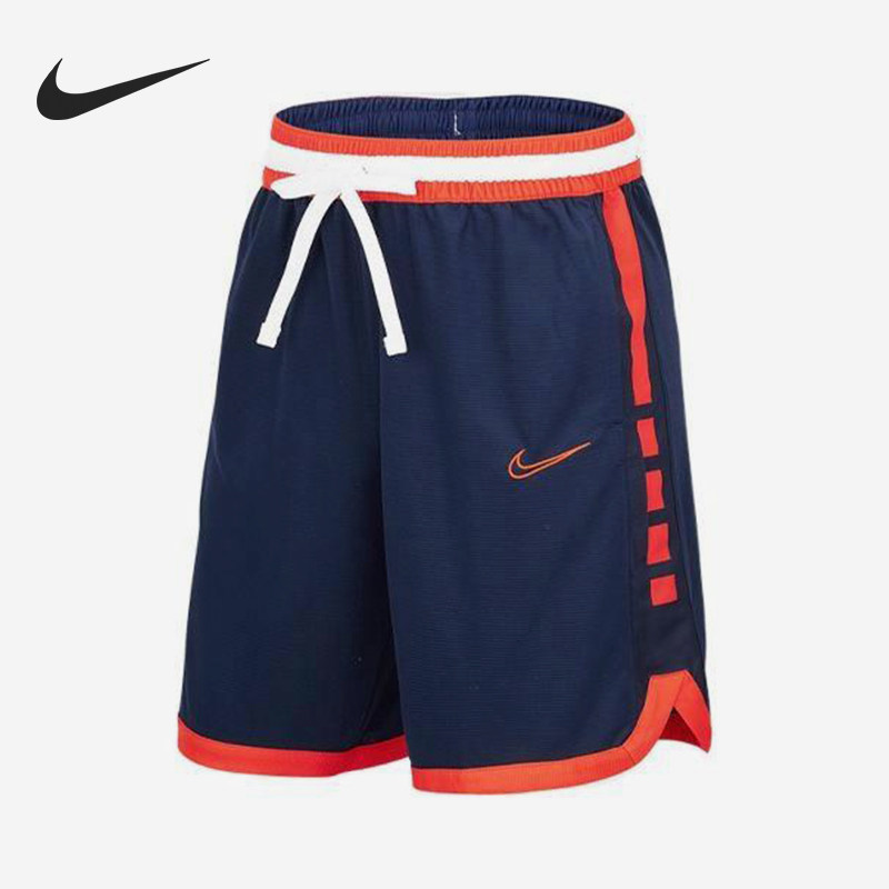 Nike/耐克官方正品新款男藏蓝橙色训练球类运动短裤DD0564-420图片