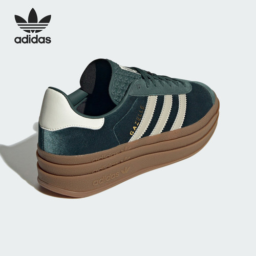 阿迪达斯女士耐磨厚底板鞋