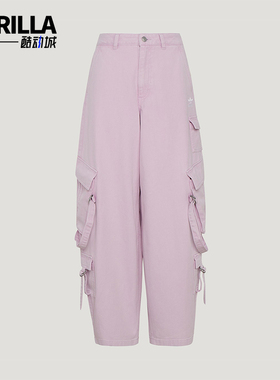 Adidas/阿迪达斯正品新款女士经典宽松经典时尚牛仔长裤KU9536
