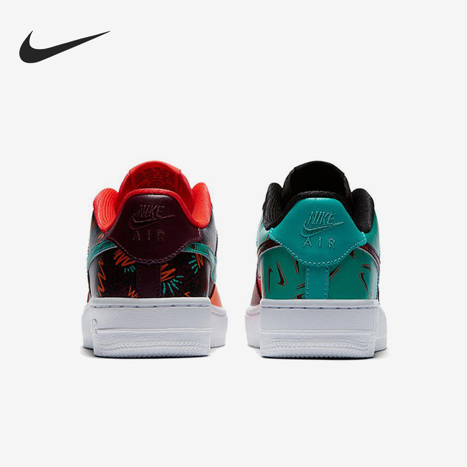 Nike/耐克正品Air Force 1 GS女子大童经典鸳鸯鞋AT3407-600