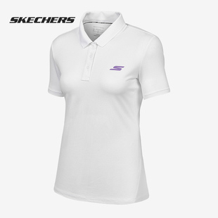 P221W006 Skechers 清仓特价 运动POLO衫 0019 斯凯奇女子正品