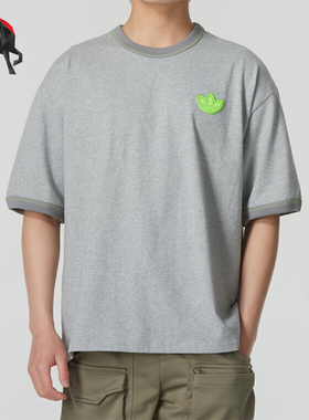 Adidas/阿迪达斯正品三叶草男士经典复古透气休闲圆领短袖JJ4363