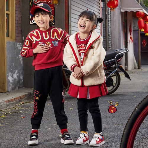 Lining/李宁正品2023新款运动生活系列女童休闲透气连衣裙YSKT008