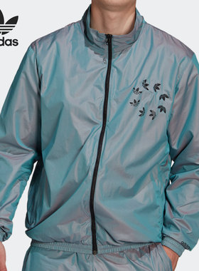 Adidas/阿迪达斯正品三叶草系列男子运动立领外套夹克 H35655