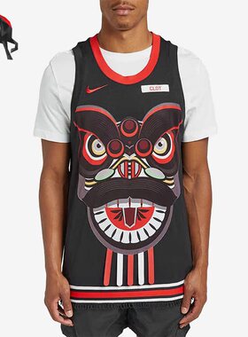Nike/耐克正品夏季新款男子透气运动篮球背心CK0094-010