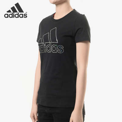 阿迪达斯正品女士运动透气T恤