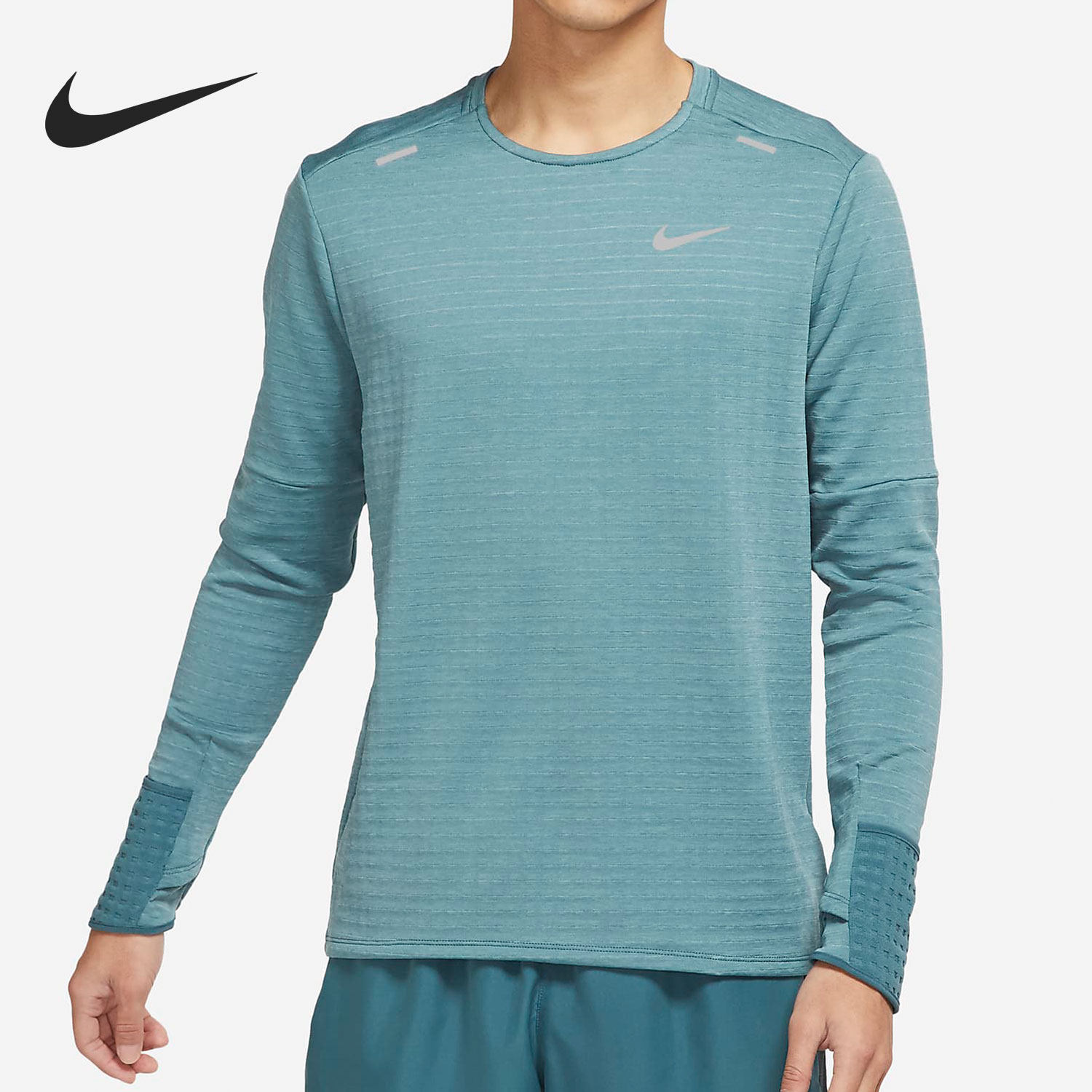Nike/耐克正品THERMA-FIT ELEMENT男子休闲圆领长袖T恤DD5650-058