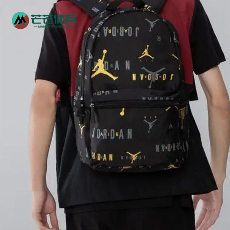 Nike/耐克正品JORDAN儿童满印运动休闲经典双肩包JD2143004GS-001