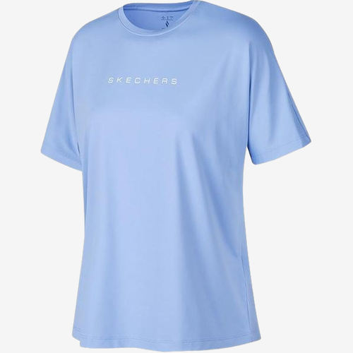 Skechers斯凯奇正品儿童款运动风字母印花短袖T恤P224W010-010F