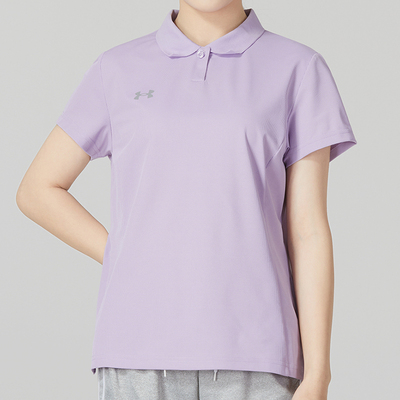 UA/安德玛正品新款女士经典印花时尚简约短袖POLO衫23500510-562