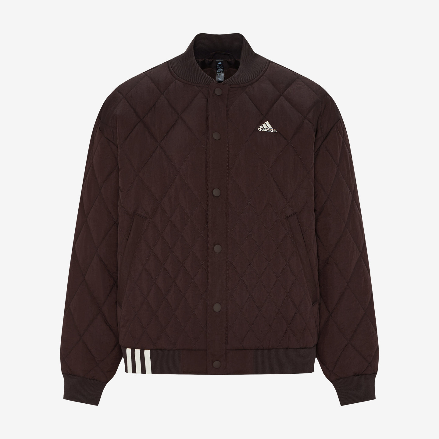 Adidas阿迪达斯官方正品女保暖拉链绗缝立领罗纹袖运动棉衣LG1327