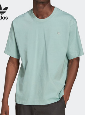 Adidas/阿迪达斯正品 三叶草 2021夏新款运动休闲男子短袖 GN3377