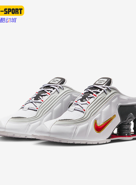 Nike/耐克正品ShoxMR4新款女白红色街头经典穆勒凉鞋IM5420-100