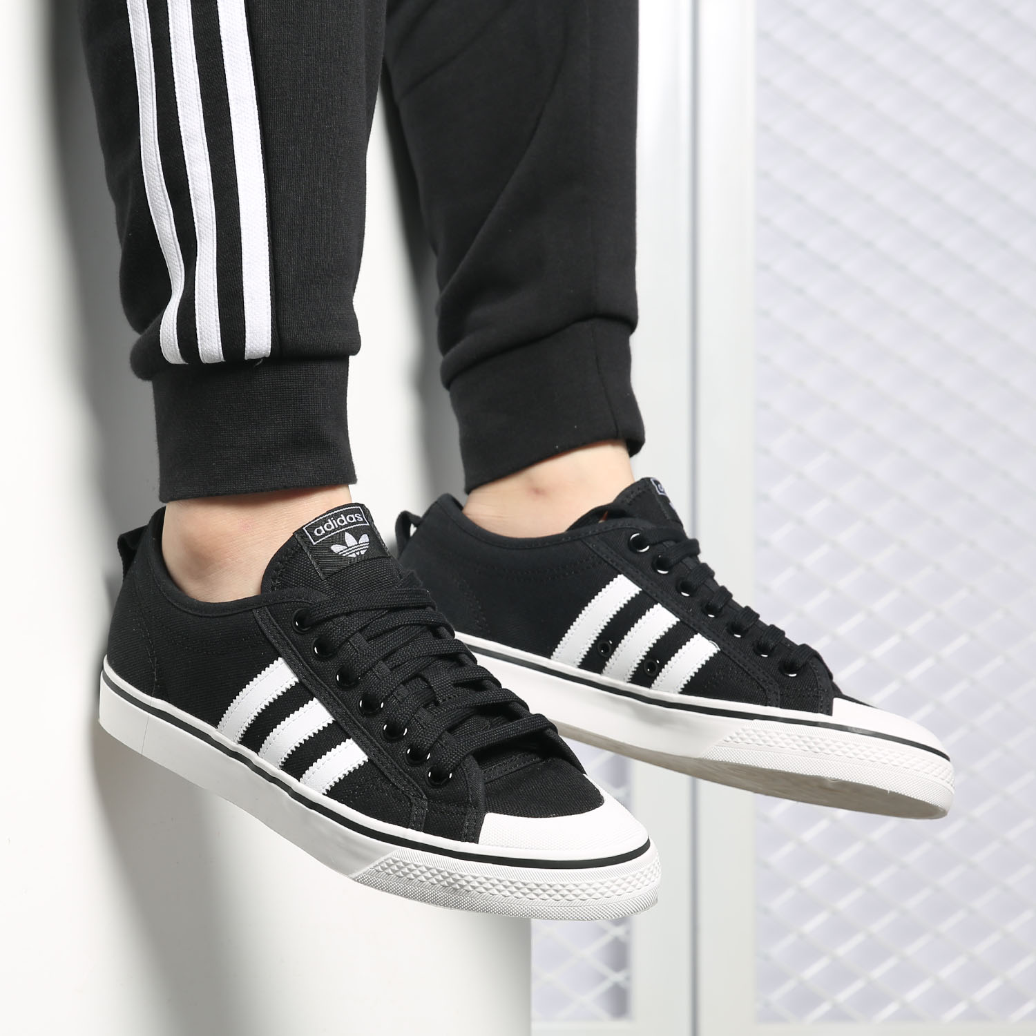 Adidas/阿迪达斯正品秋季新款 NIZZA 男子低帮休闲运动板鞋B37856