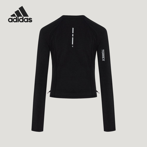 Adidas/阿迪达斯正品女士经典先锋户外修身运动长袖T恤KY1863