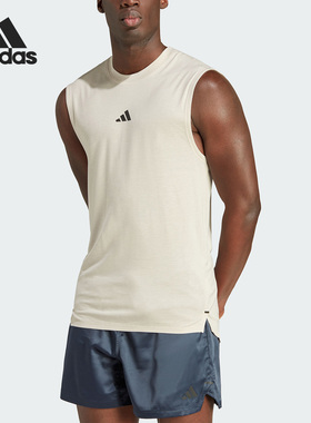 Adidas/阿迪达斯正品POWER TANK 男子运动健身背心T恤IQ1821