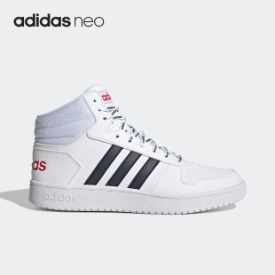 Adidas 正品 NEO休闲HOOPS2.0MID男子中帮运动鞋 FY8616 阿迪达斯