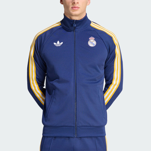 Adidas/阿迪达斯正品春秋男士训练足球立领复古夹克外套KE3846