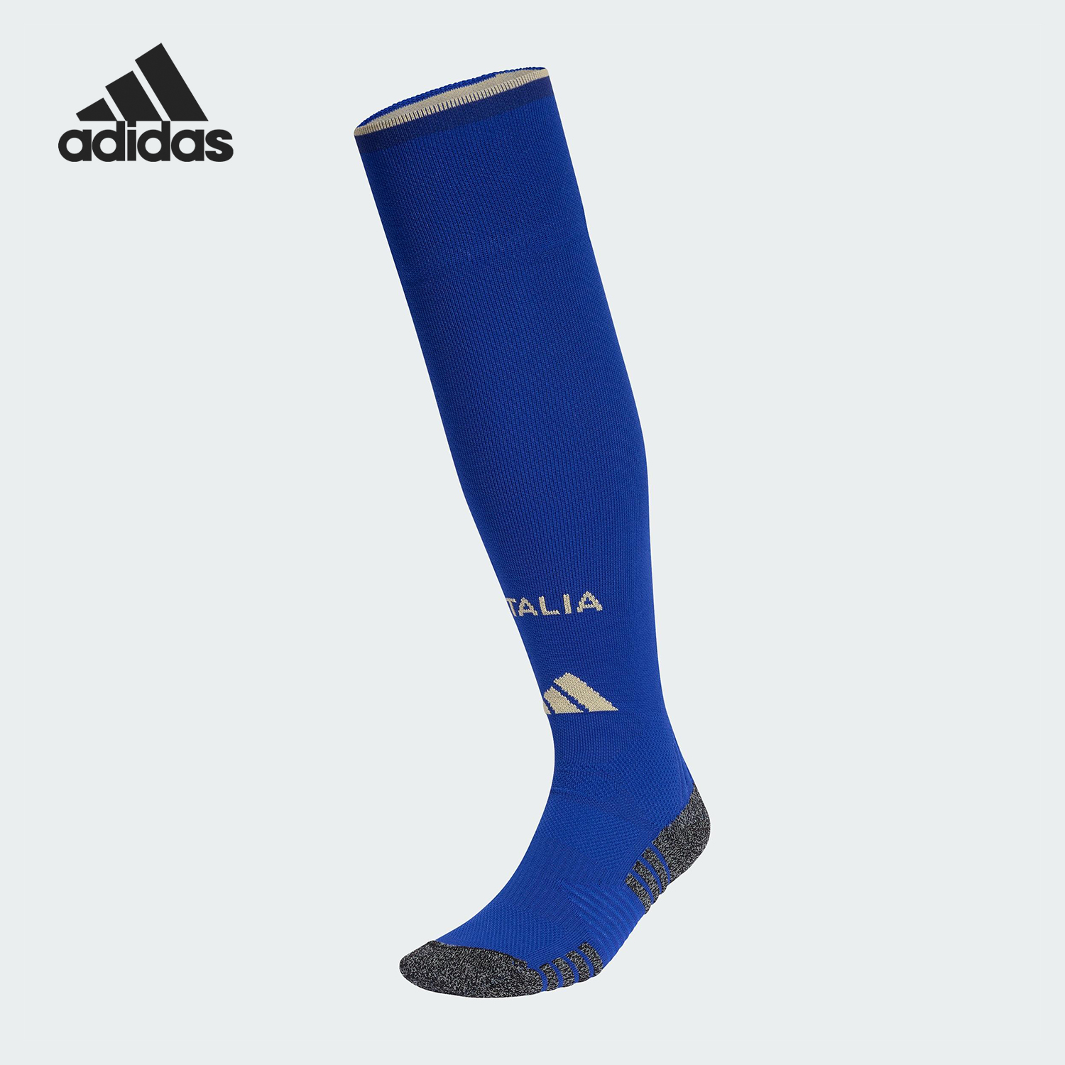 阿迪达斯男女运动长筒足球袜