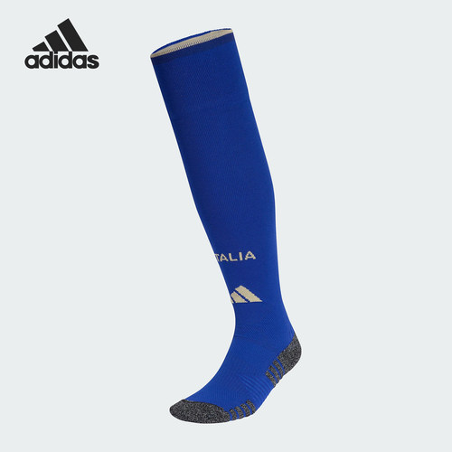 阿迪达斯男女运动长筒足球袜
