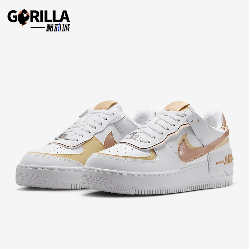 Nike/耐克正品Air Force 1女士休闲气垫减震耐磨板鞋DZ1847-111