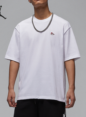 Nike/耐克官方正品JORDAN男士宽松透气圆领休闲短袖T恤HJ2327-100