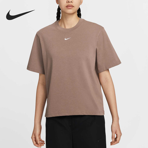 Nike/耐克正品夏季款女士宽松透气休闲日常短袖DD1238-233
