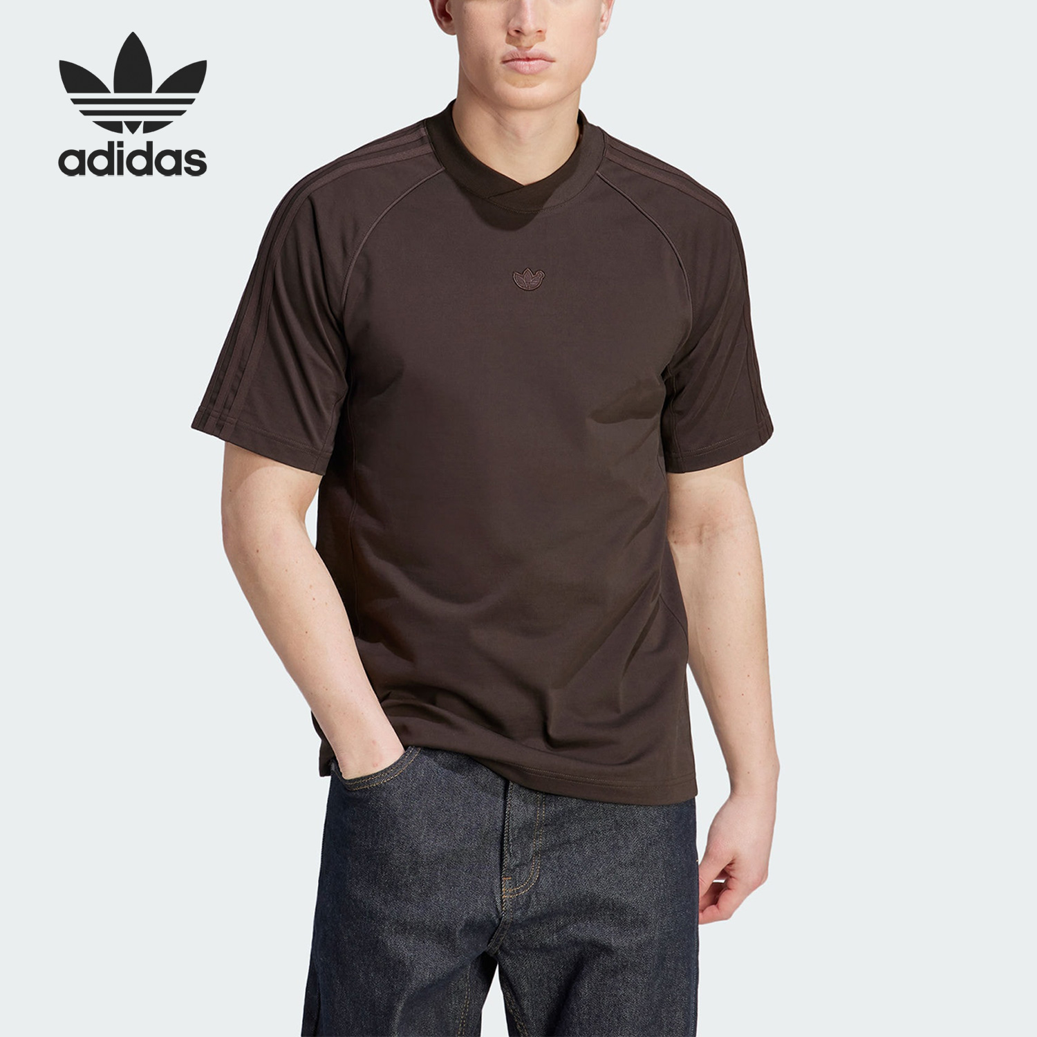 Adidas/阿迪达斯正品三叶草BLUE VERSION男子运动短袖IL6159