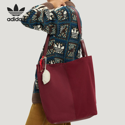 Adidas/阿迪达斯正品三叶草男女同款运动收纳便携单肩包KH0282